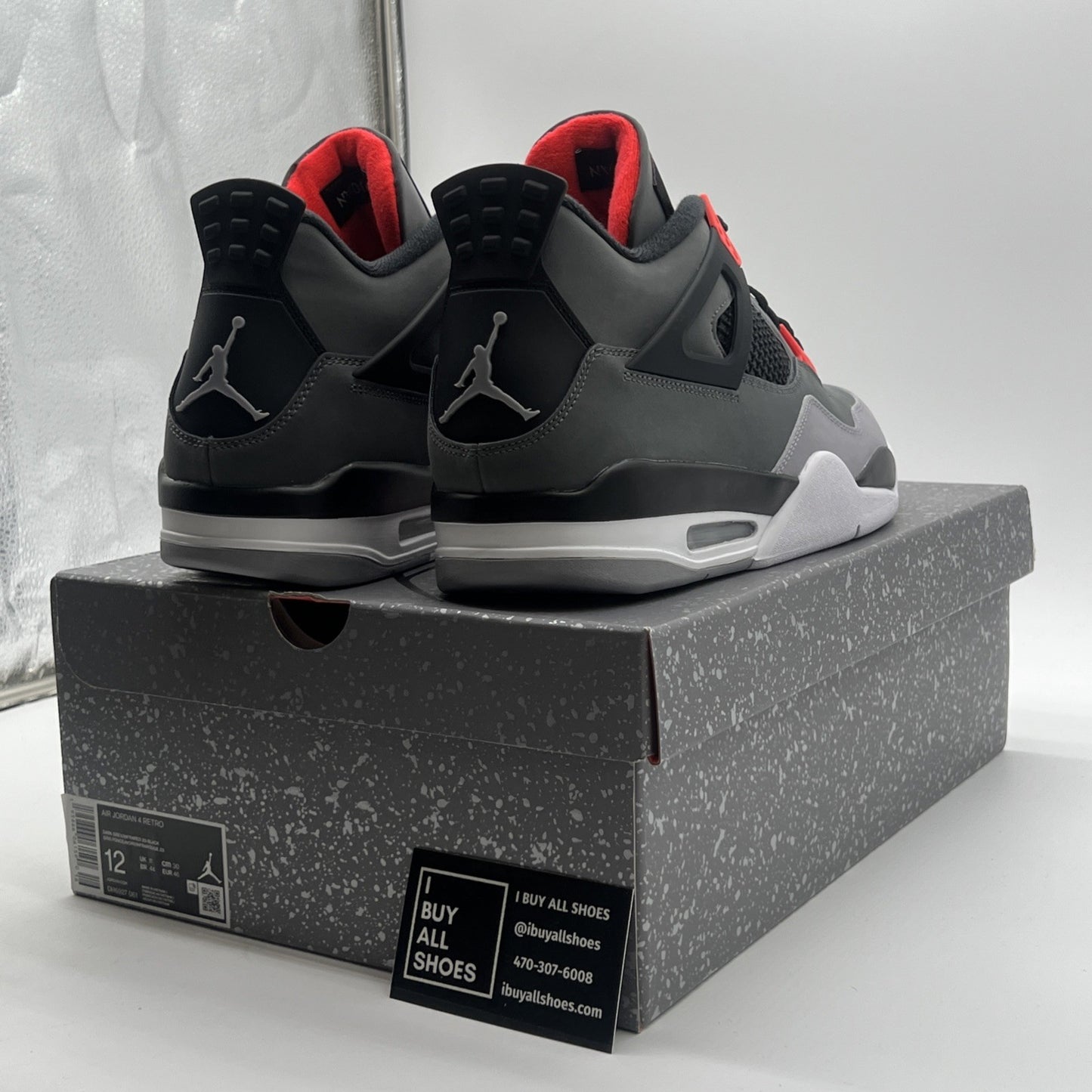 Size 12 - Air Jordan 4 Retro Mid Infrared (DH6927-061)