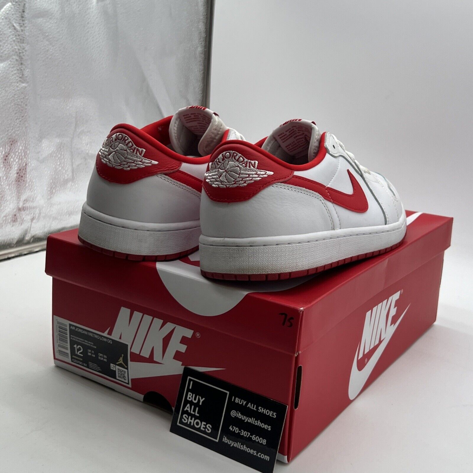 Size 12 - Air Jordan 1 Retro OG Low University Red (CZ0790-161)