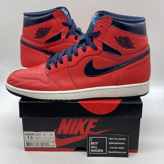 Size 13 - Air Jordan 1 Retro OG High David Letterman (555088-606)