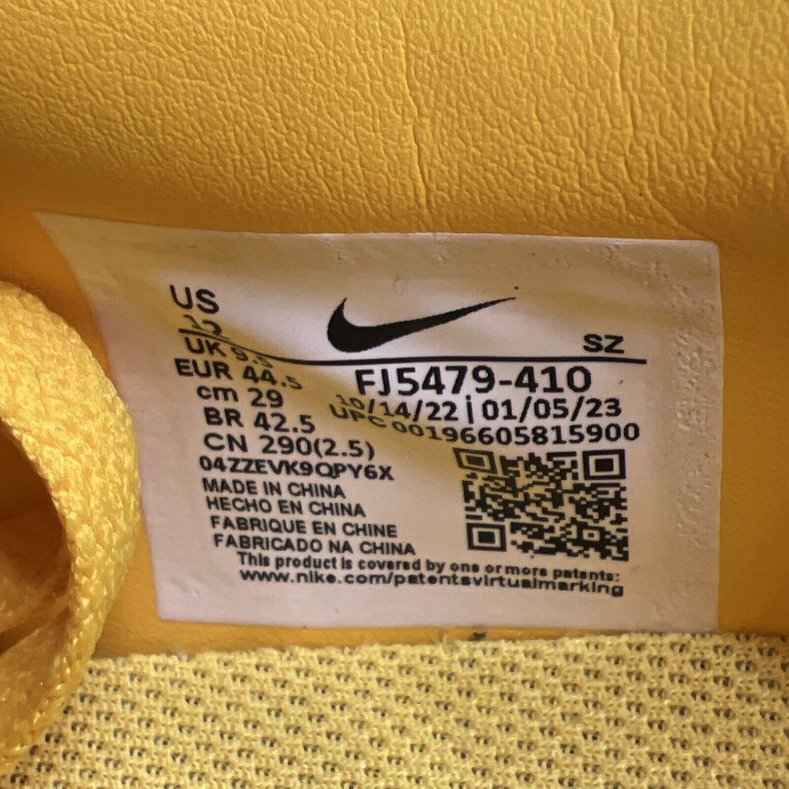 Size 12 - Nike Air Max 1 Premium michigan snakeskin (DD1391-100)