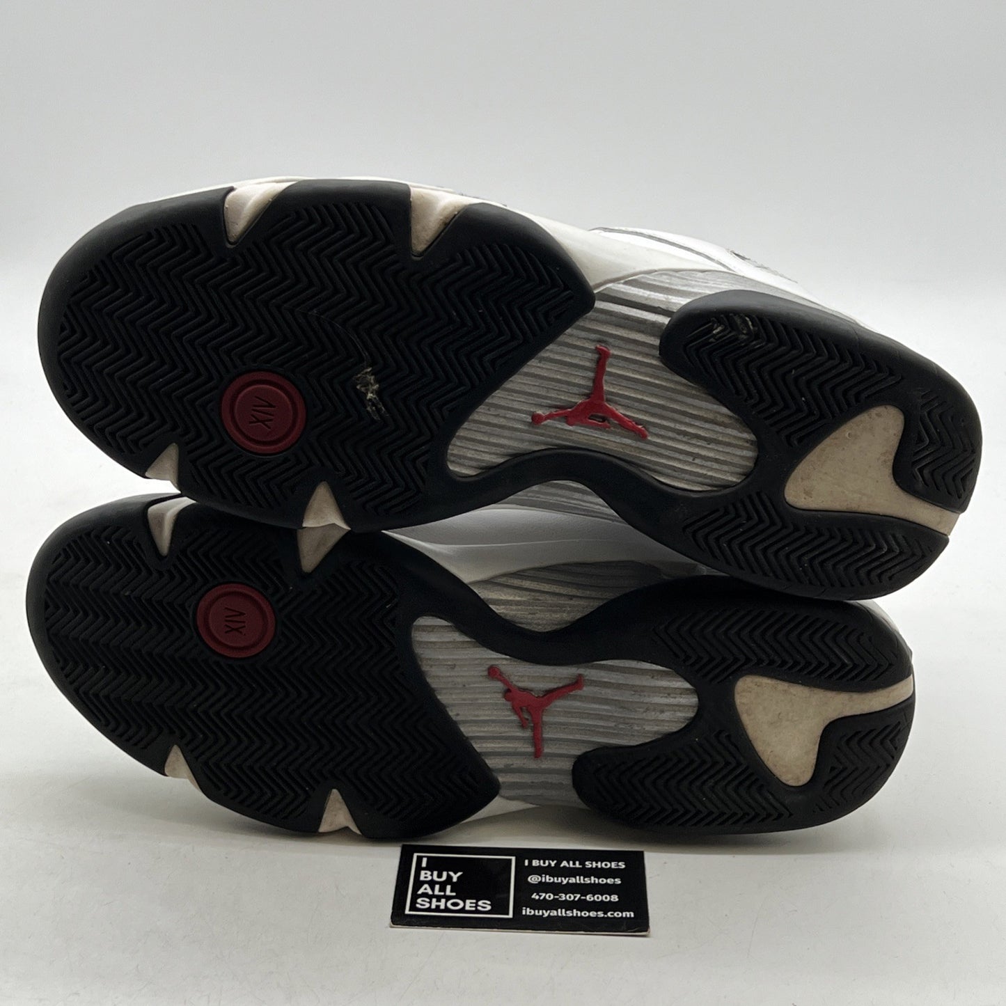 Size 14 - Air Jordan 14 Retro 2014 Black Toe (487471-102)