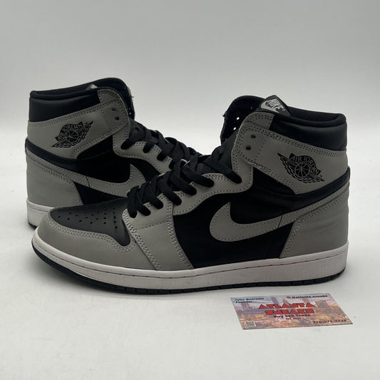 Size 11 - Jordan 1 Retro OG High Shadow 2.0 Black Grey Leather (555088-035)