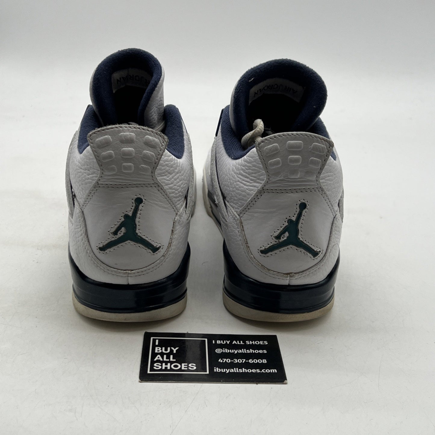 Size 9 - Air Jordan 4 Retro LS Columbia (314254-107)