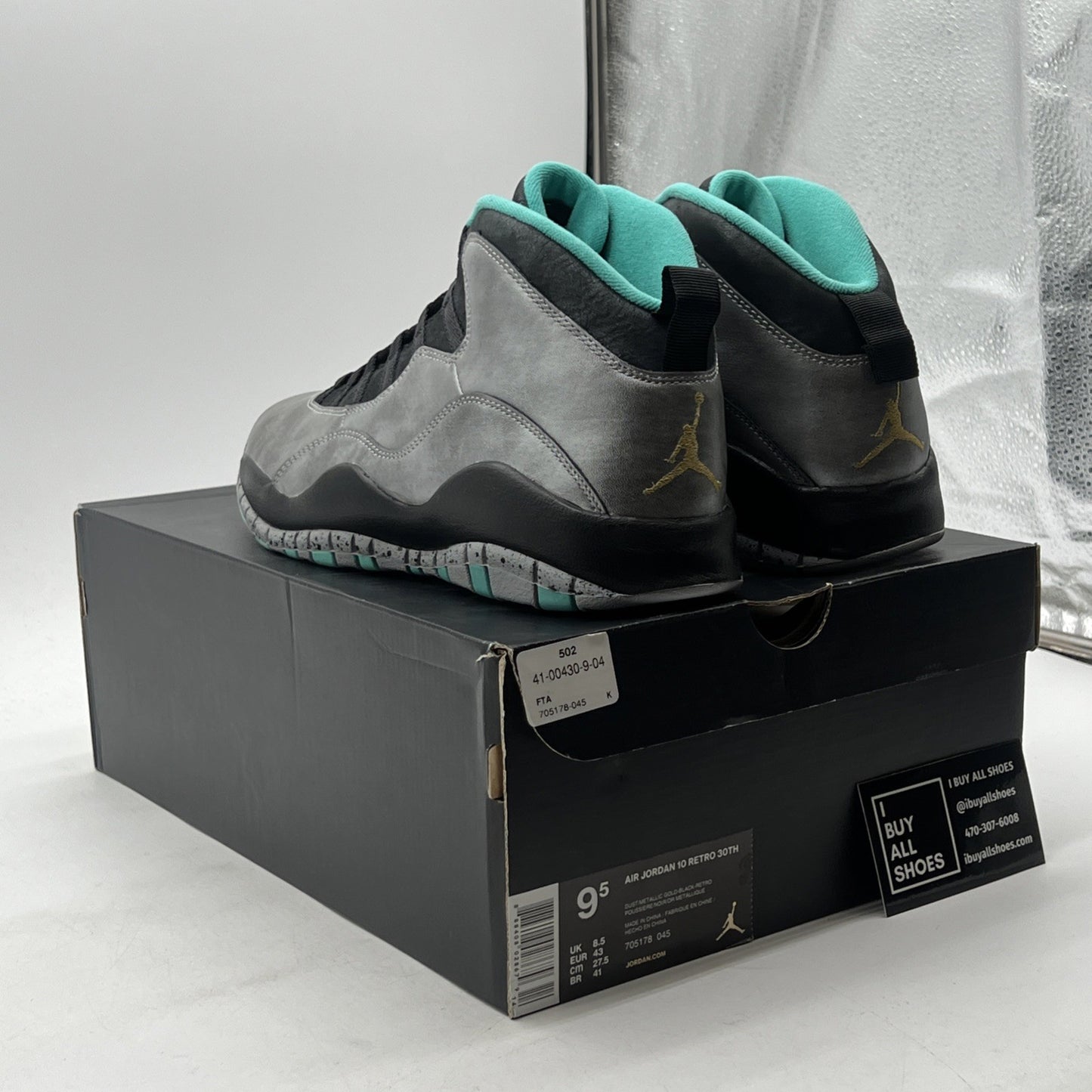 Size 9.5 - Air Jordan 10 Retro Lady Liberty (705178-045)