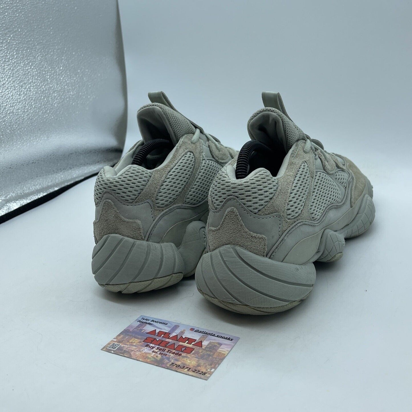 Size 10 - adidas Yeezy 500 Salt Grey Brown Suede Leather (EE7287)