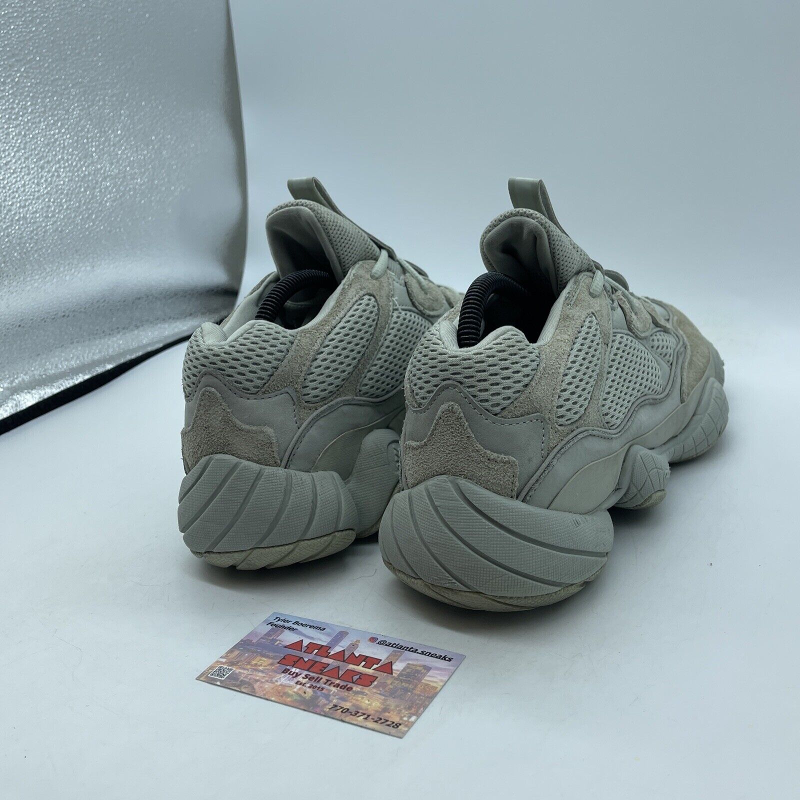 Size 10 - adidas Yeezy 500 Salt Grey Brown Suede Leather (EE7287)