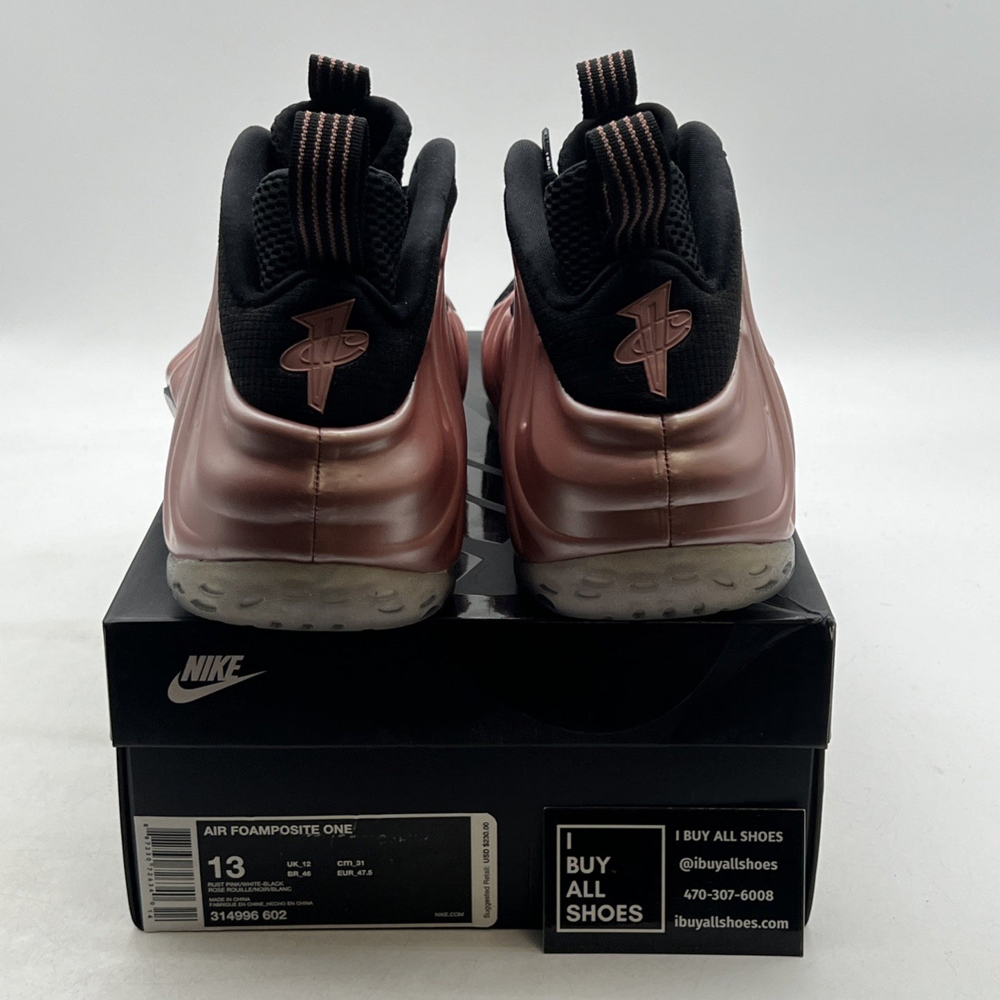 Size 13 - Nike Air Foamposite One Elemental Rose (314996-602)