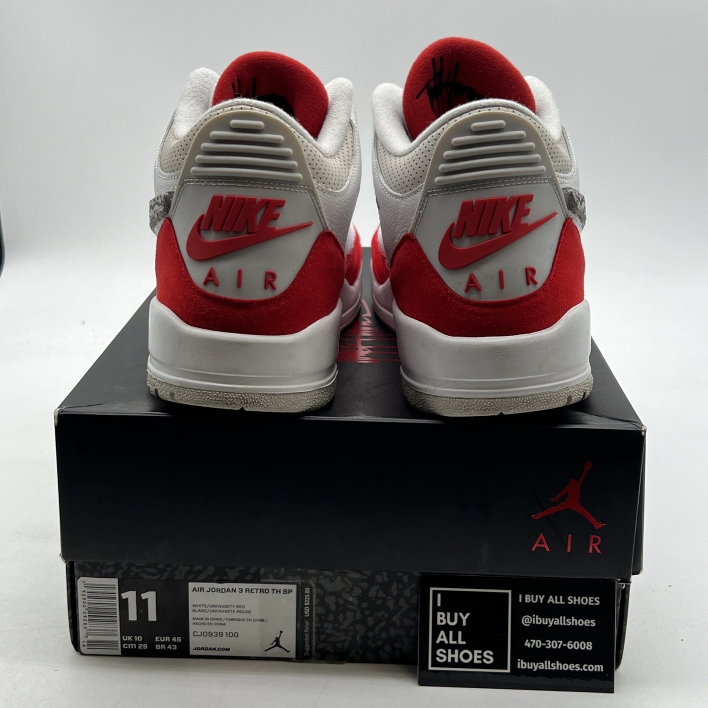 Size 11 - Air Jordan 3 Retro Tinker Air Max 1 2019 (CJ0939-100)