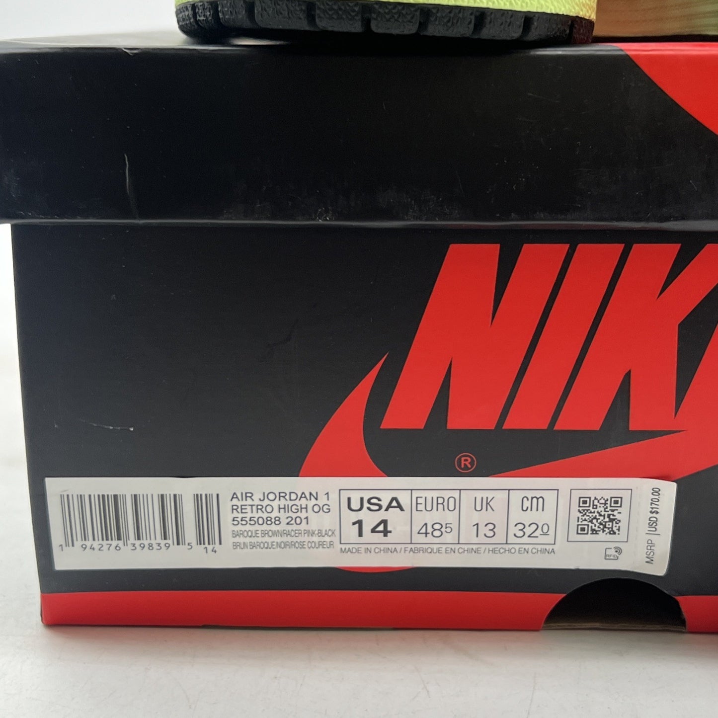 Size 14 - Air Jordan 1 Retro High Tokyo Bio Hack (555088-201)