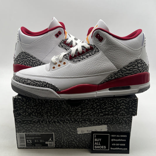 Size 13 - Air Jordan 3 Retro Mid Cardinal Red (CT8532-126)