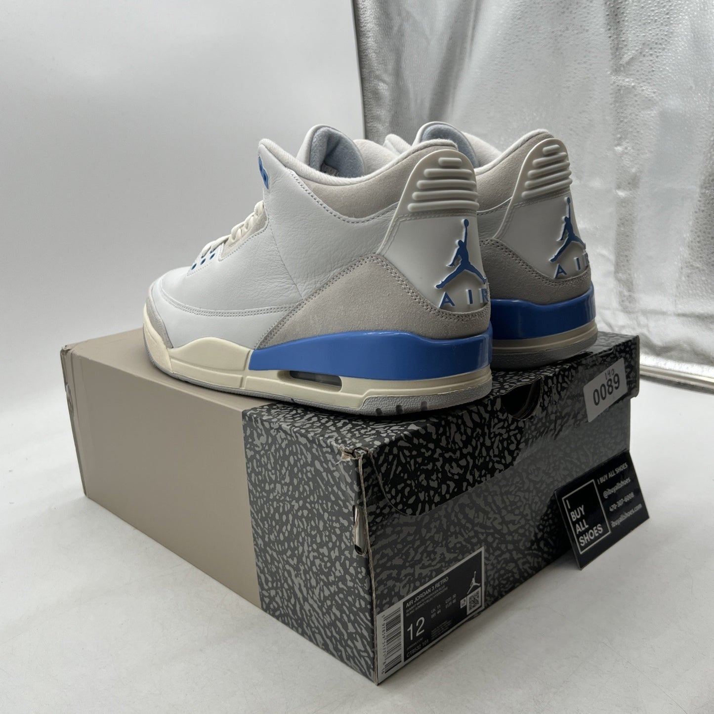 Size 12 - Air Jordan 3 Retro Lucky Shorts (CT8532-101)