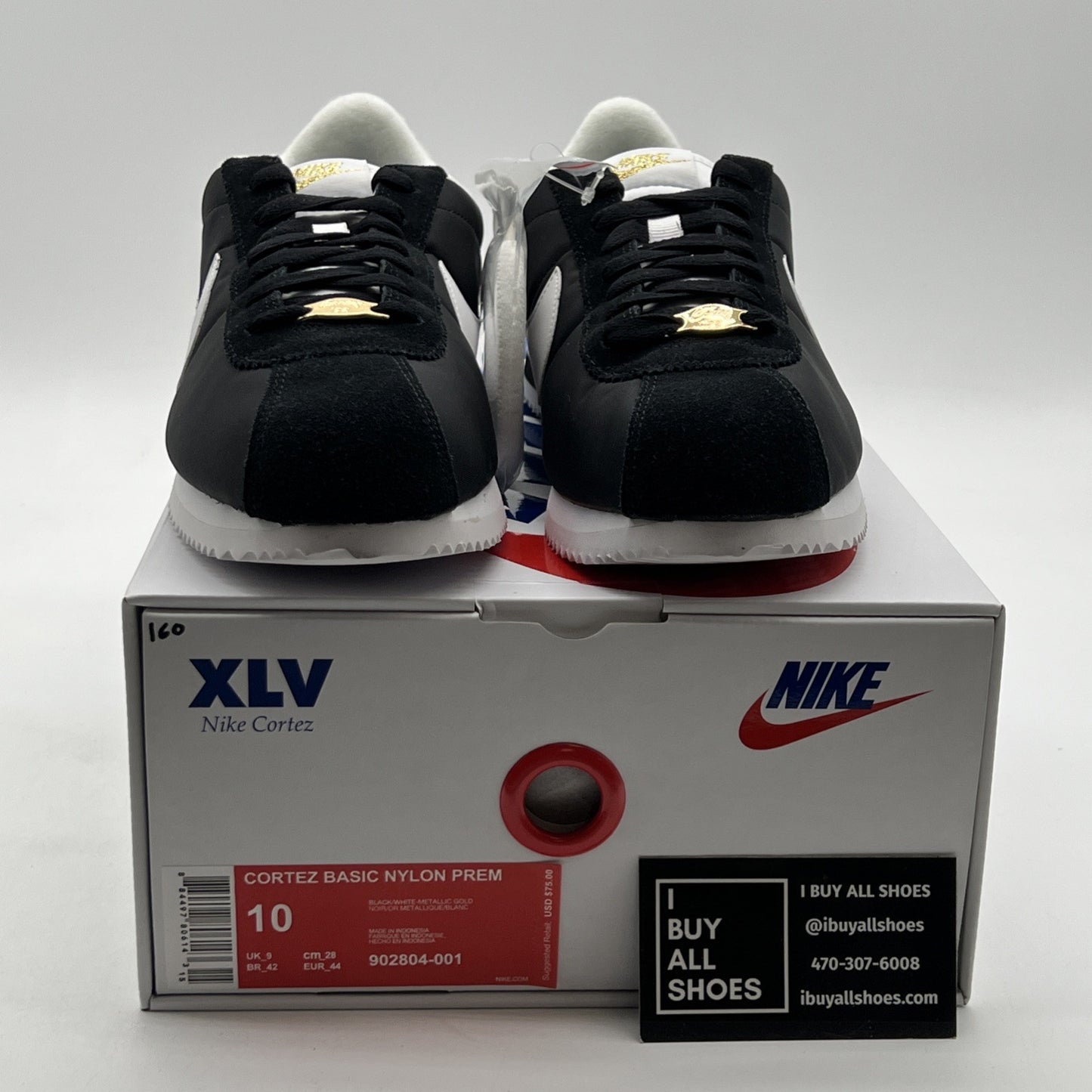 Size 10 - Nike Cortez Basic Nylon Compton (902805-001)