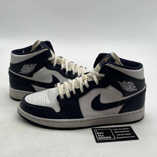 Size 10.5 - Air Jordan 1 Mid Obsidian (554724-174)