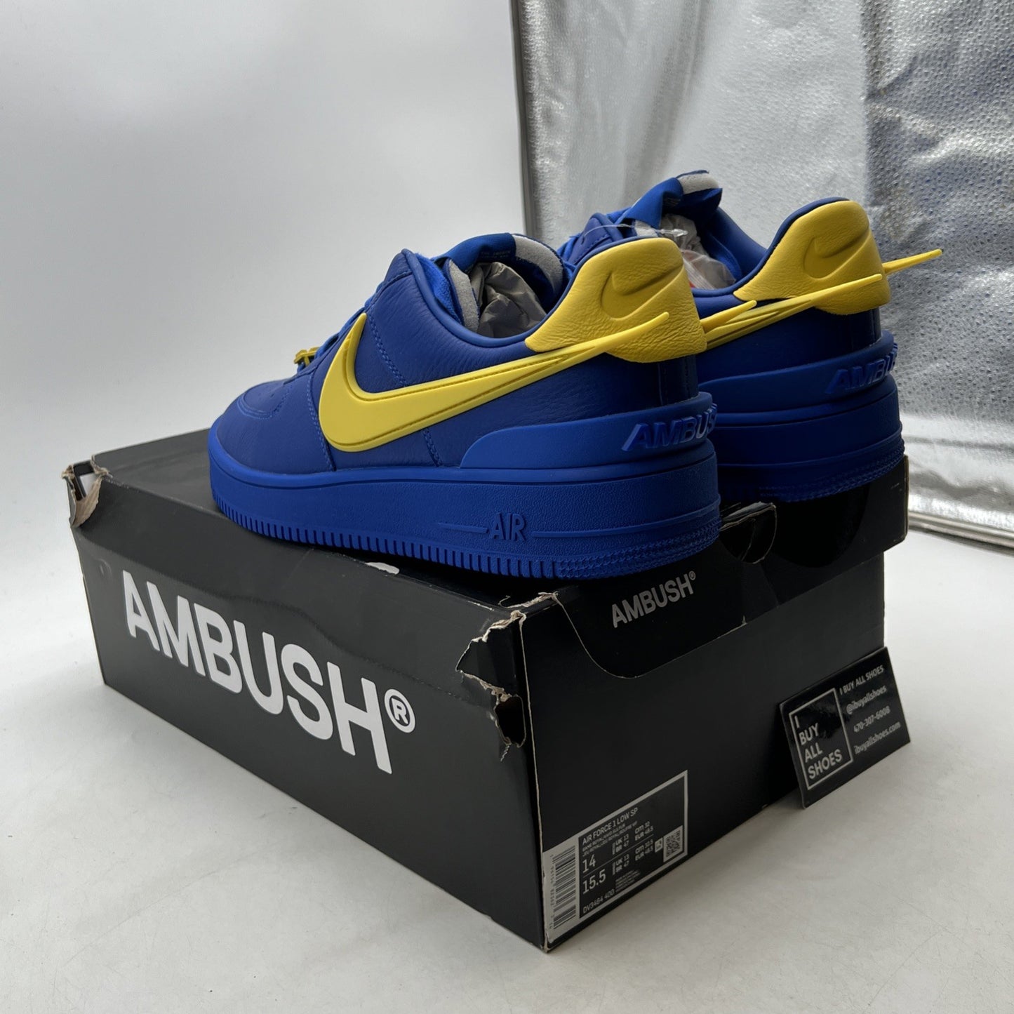 Size 14 - Nike AMBUSH x Air Force 1 Low Game Royal (DV3464-400)