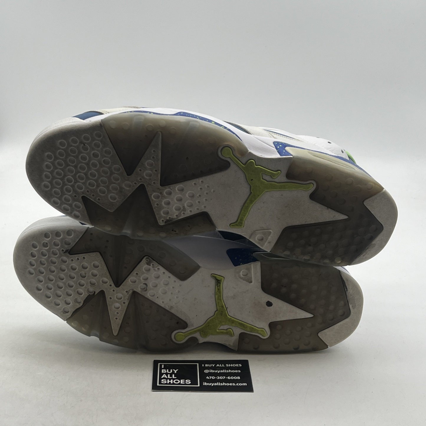 Size 14 - Air Jordan 6 Low Ghost Green (304401-106)