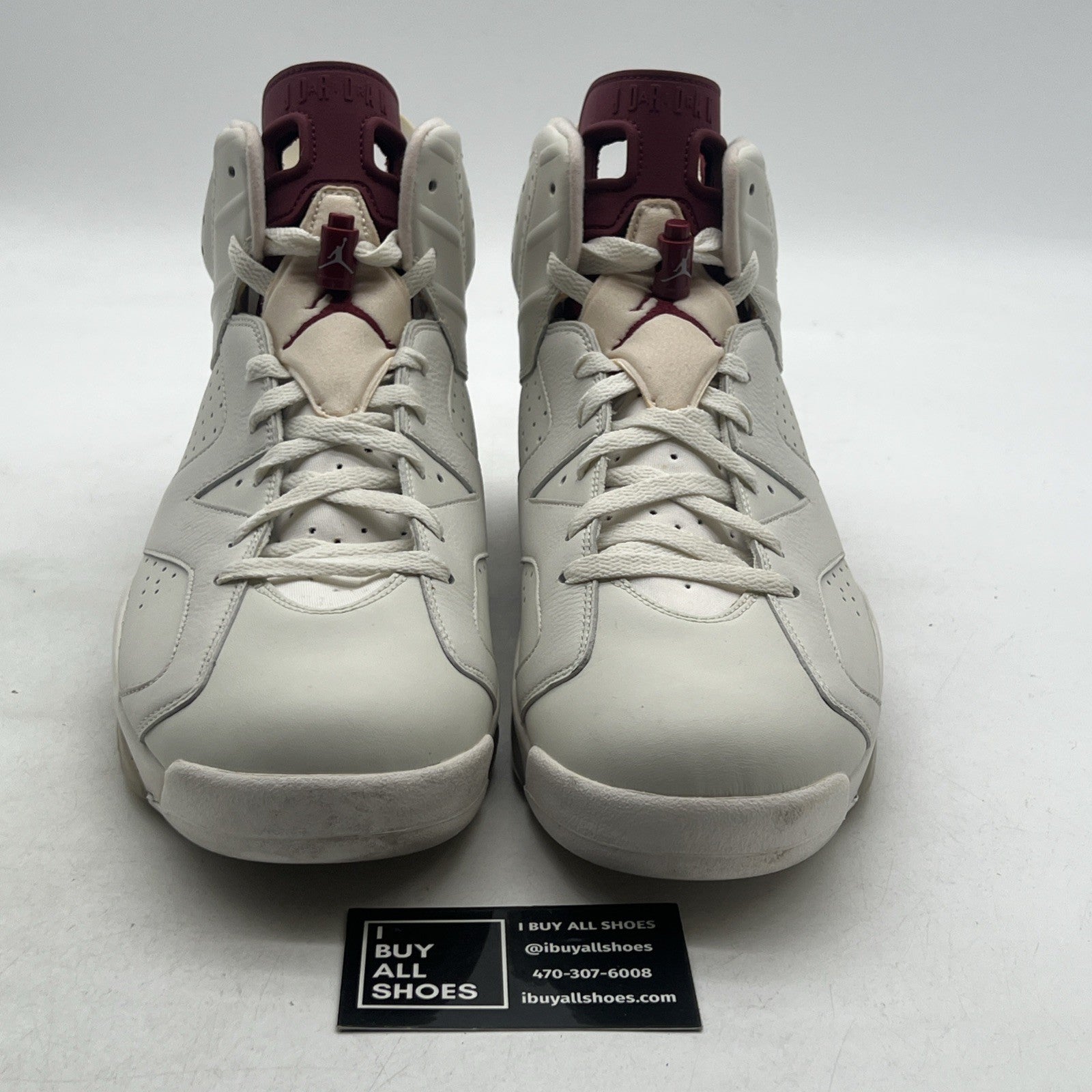 Size 14 - Air Jordan 6 Retro 2015 Maroon (384664-116)