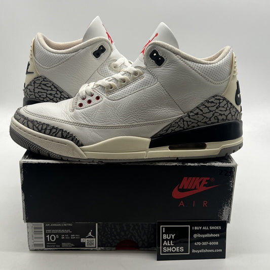 Size 10.5 - Air Jordan 3 Retro Mid White Cement Reimagined (DN3707-100)