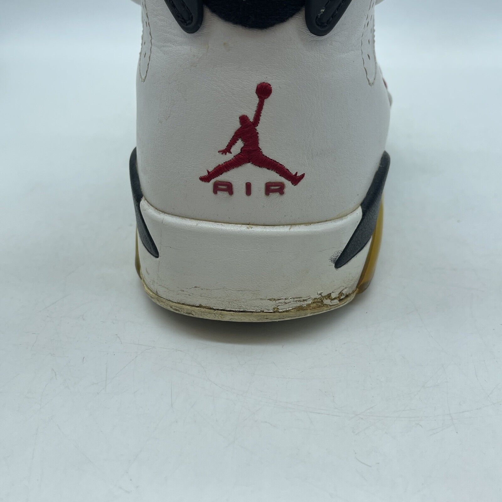 Size 9.5 - Air Jordan 6 Countdown Pack Red Suede White Leather (322719-161)