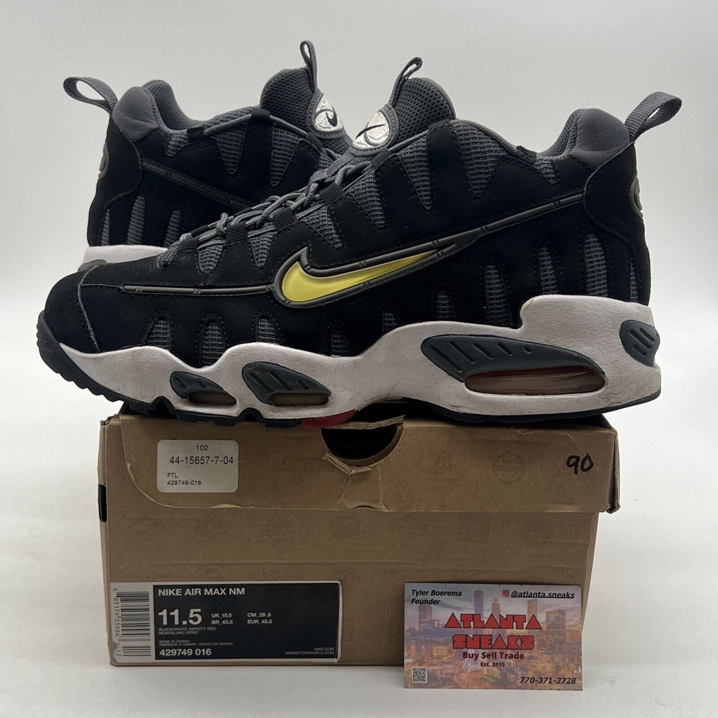 Size 11.5 - Nike Air Max Nm Black (429749-016)