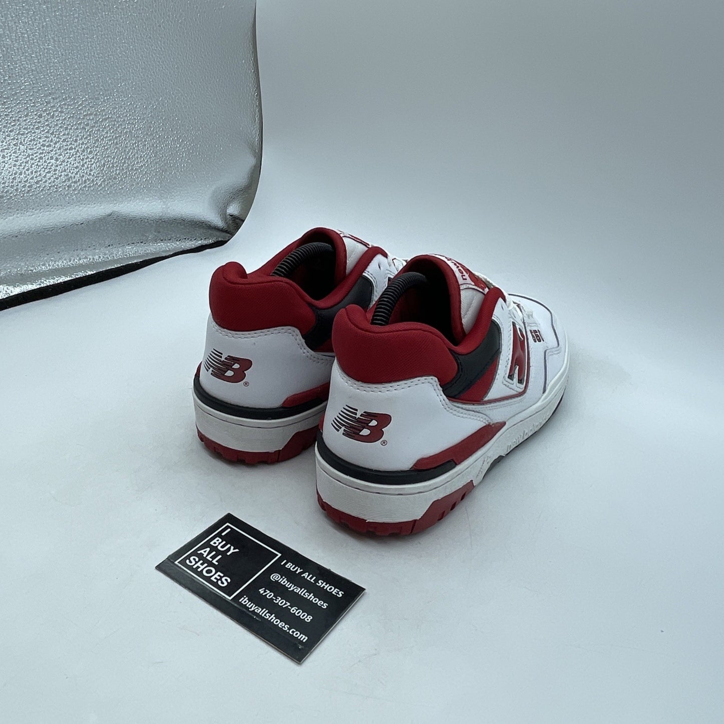 Size 9.5 - New Balance 550 White Team Red (BB550SE1)