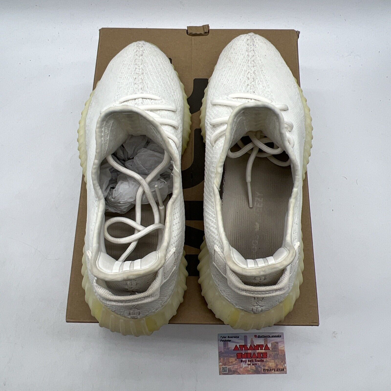 Size 11.5 - adidas Yeezy Boost 350 V2 Low Cream White / Triple White (CP9366)