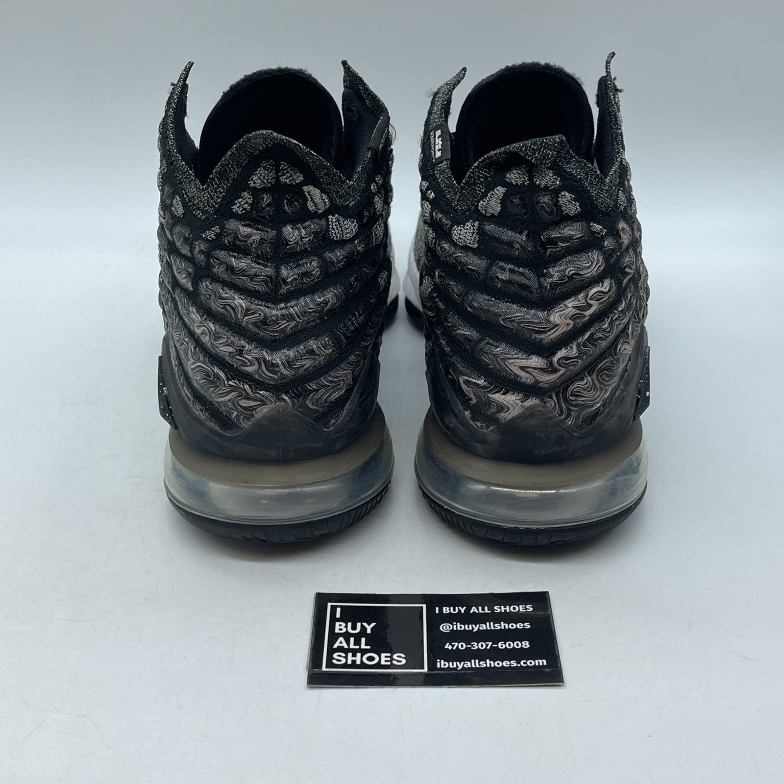 Size 12 - Nike LeBron 17 In The Arena Black White Suede (BQ3177-002)