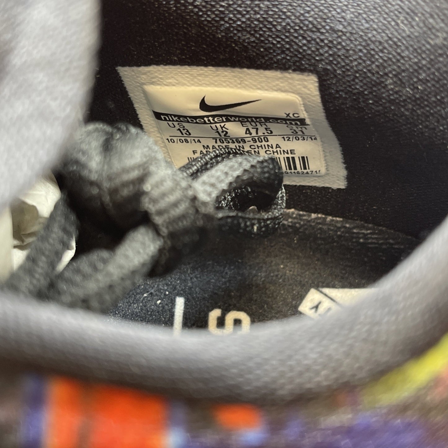 Size 13 - Nike Hyperchase Net Collectors Society Grey Suede Leather (705369-900)