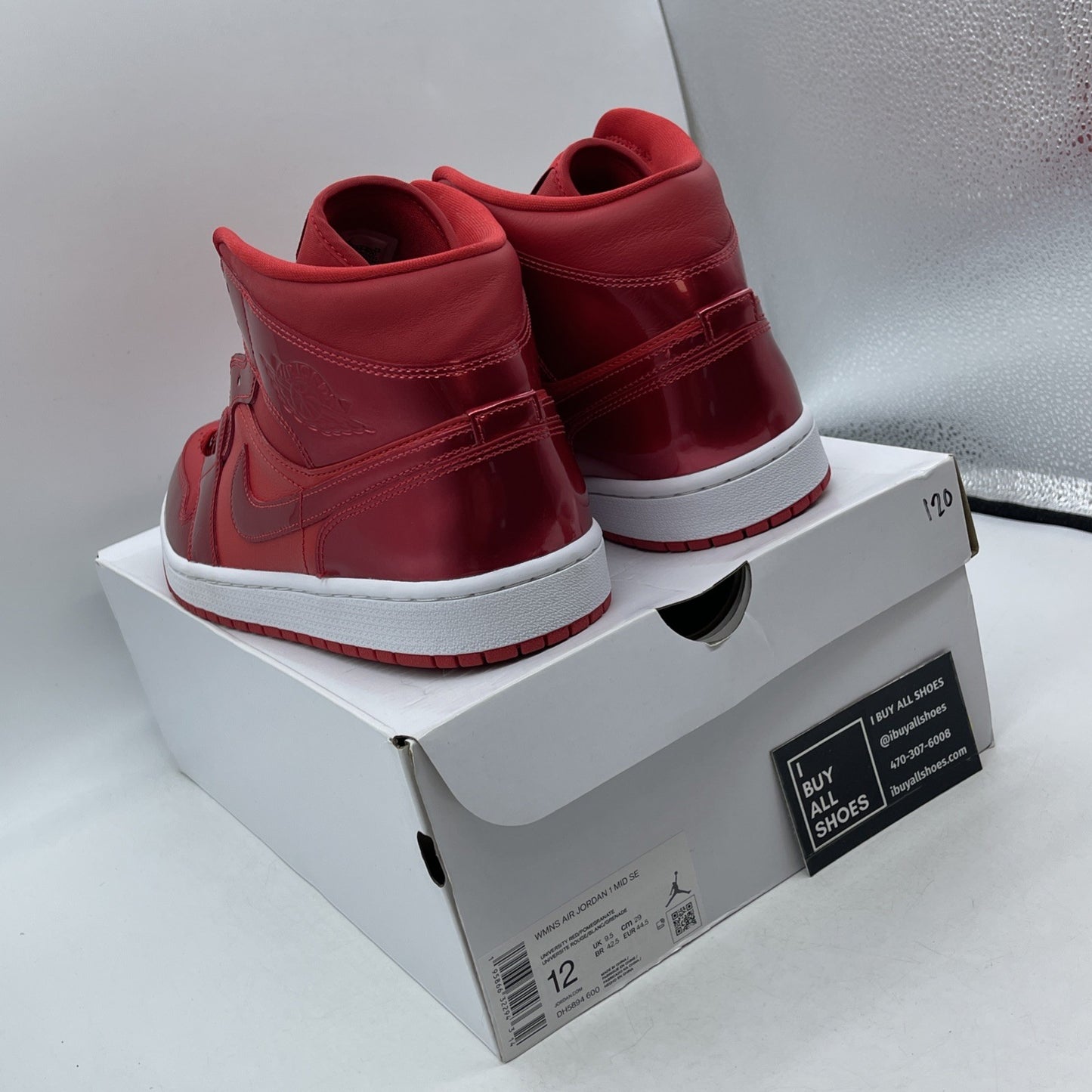 Size 12W - Air Jordan 1 SE Mid University Red Pomegranate (DH5894-600)