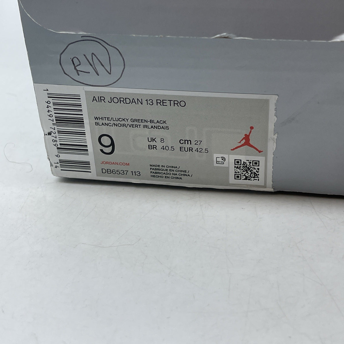 Size 9 - Air Jordan 13 Retro Lucky Green 2020 (DB6537-113)
