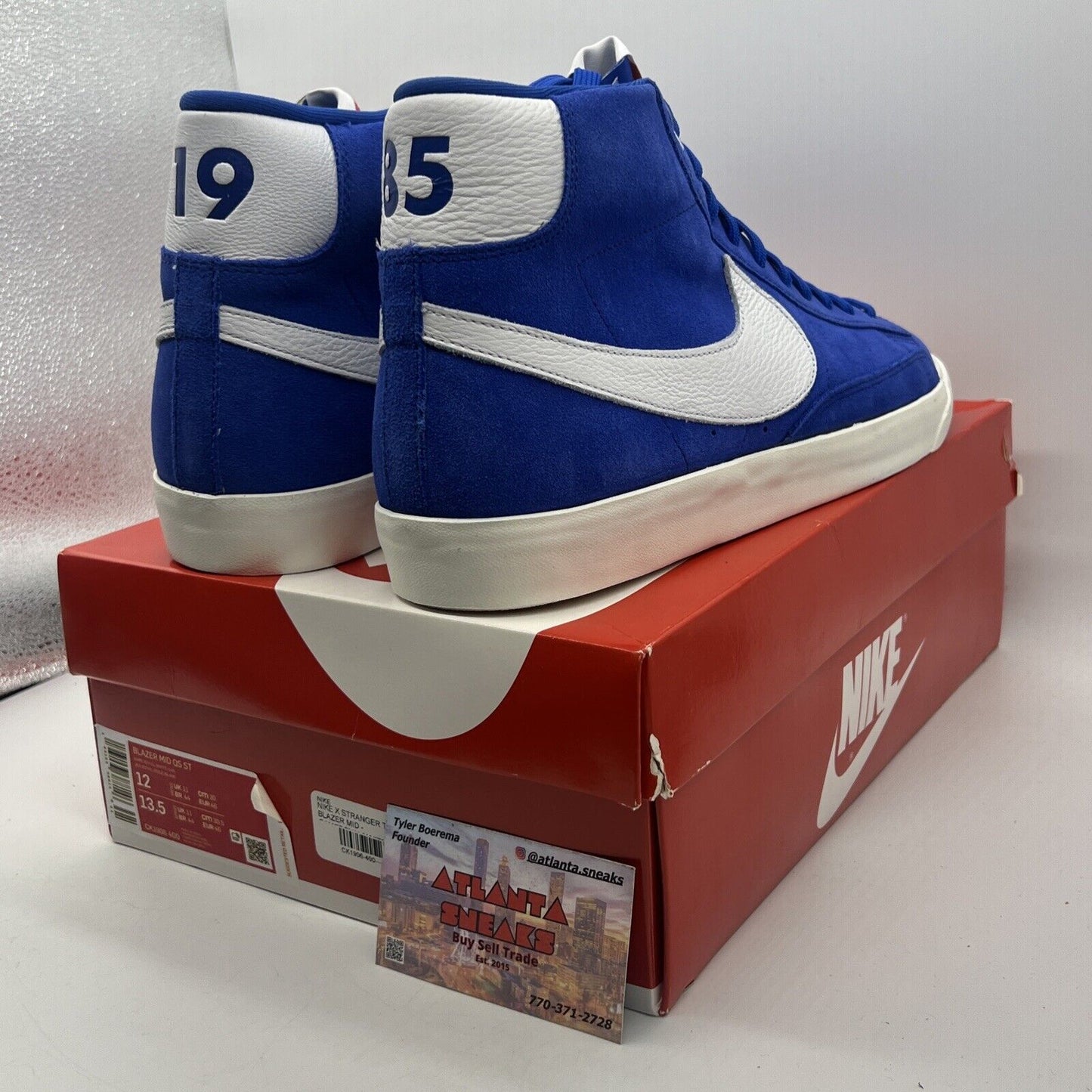Size 12 - Nike Stranger Things x Blazer Mid OG Collection Suede (CK1906-400)