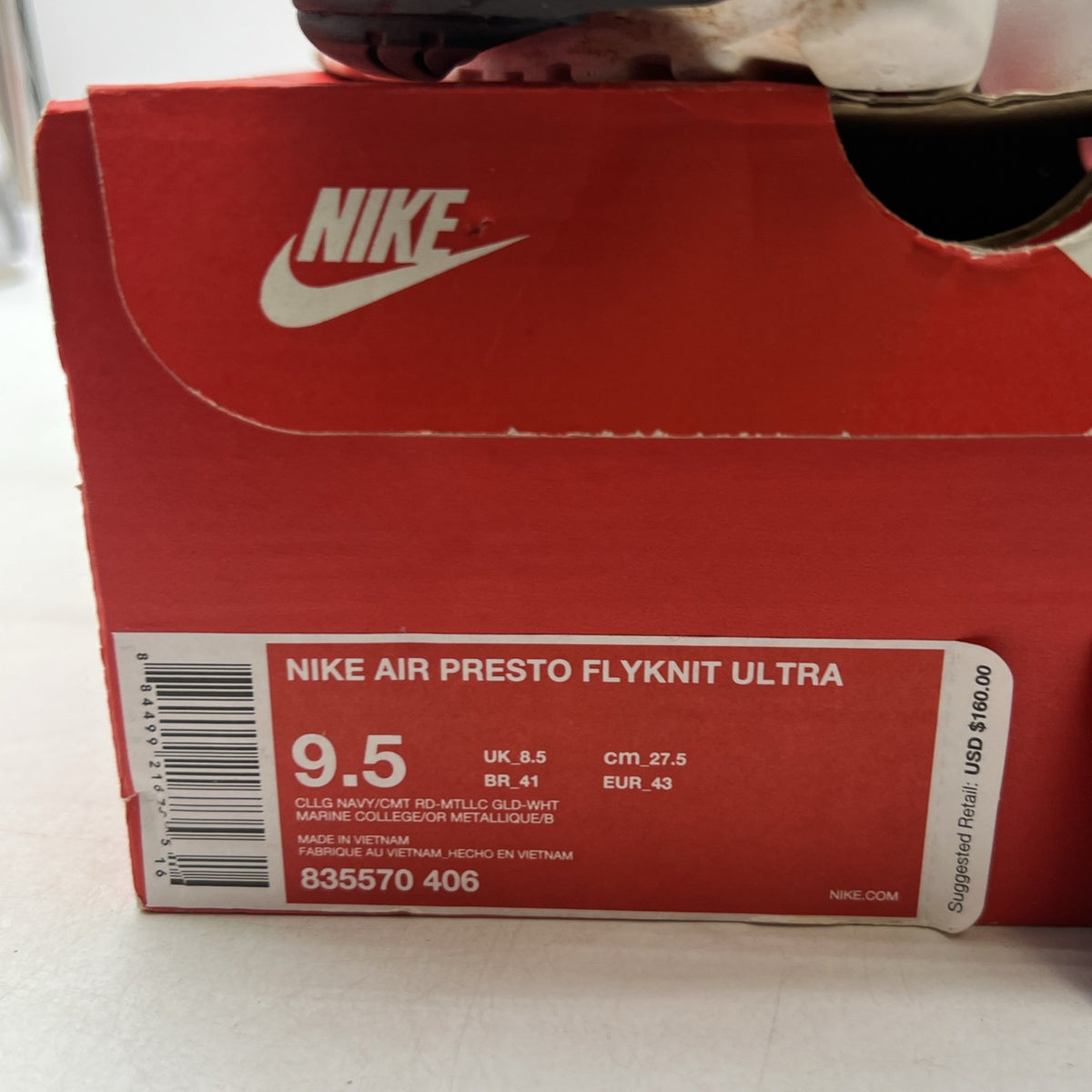 Size 9.5 - Nike Air Presto Ultra Flyknit Olympic (835570-406)