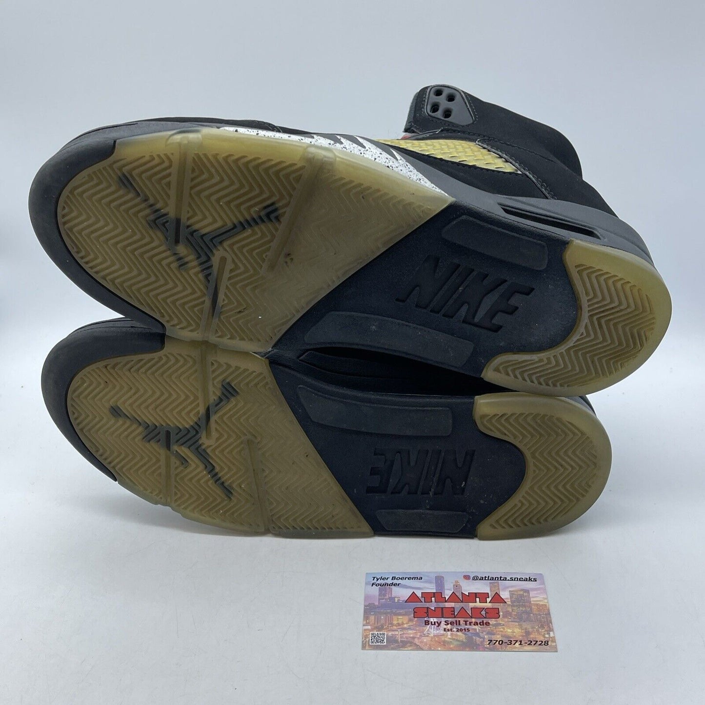 Size 10 - Jordan 5 OG Mid Metallic Silver Black White Suede (845035-003)