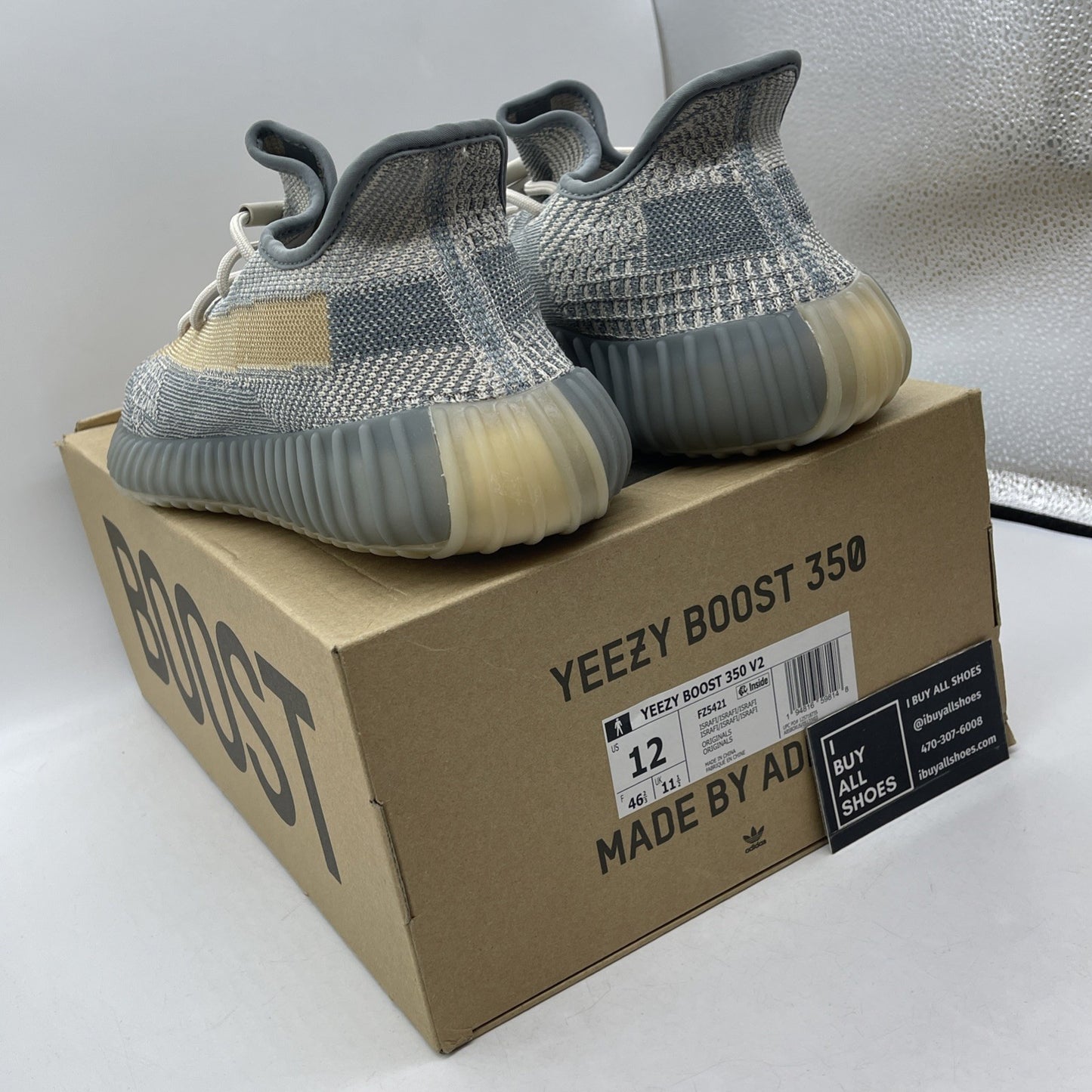 Size 12 - adidas Yeezy Boost 350 V2 Low Israfil (FZ5421)