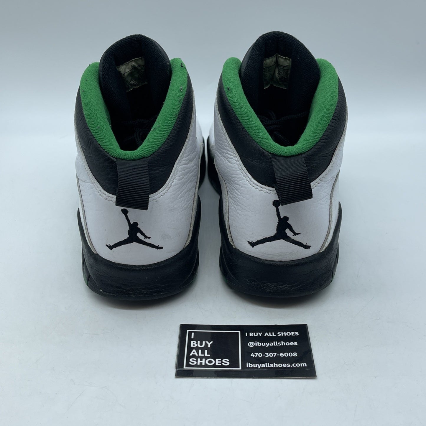 Size 12 - Air Jordan 10 Retro 2019 Seattle Green White Leather (310806-137)