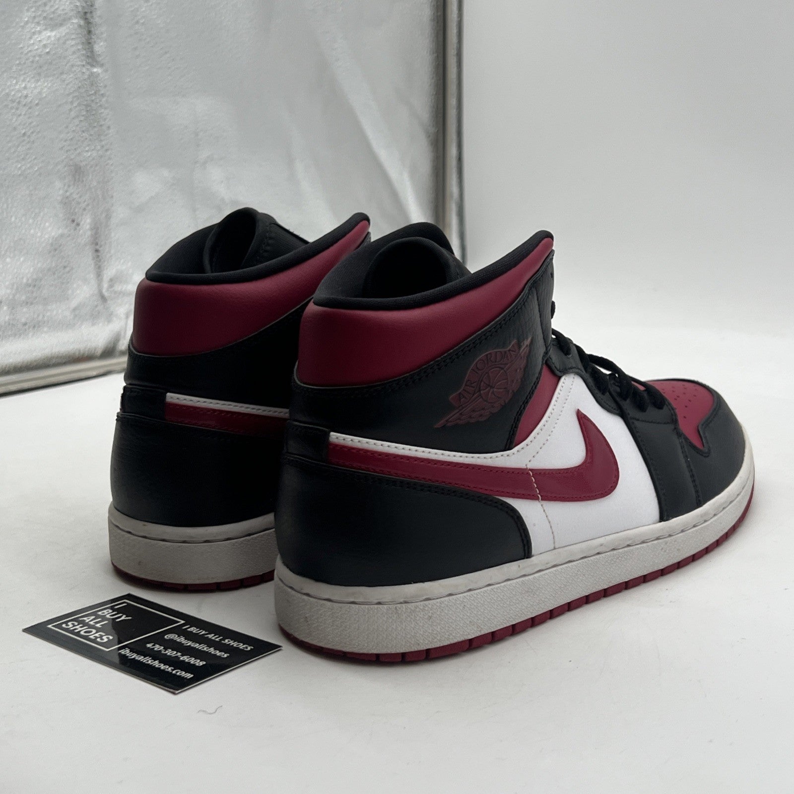 Size 11.5 - Air Jordan 1 Mid Noble Red (554724-066)