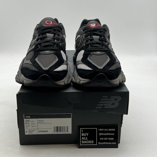 Size 9.5 - New Balance 9060 Black Castlerock (U9060BLK)