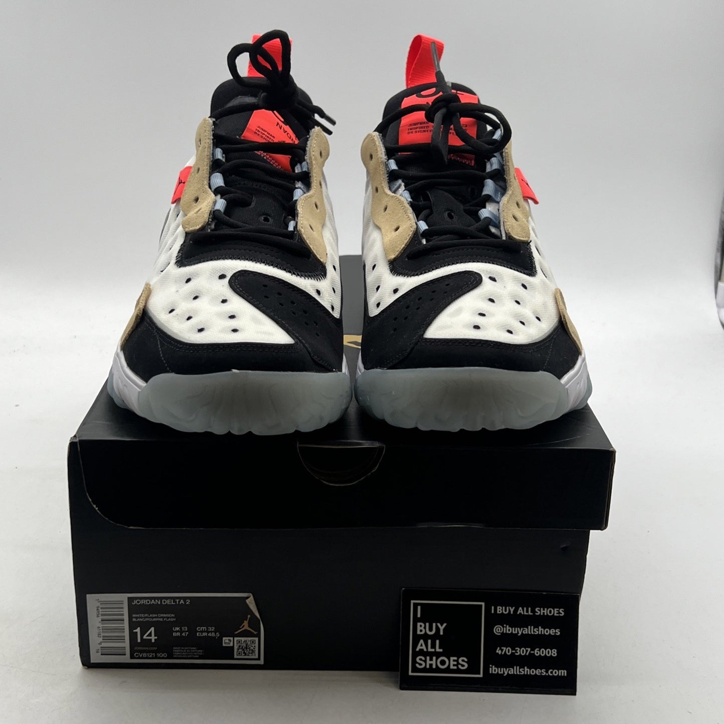 Size 14 - Jordan Delta 2 Thermo White (CV8121-100)