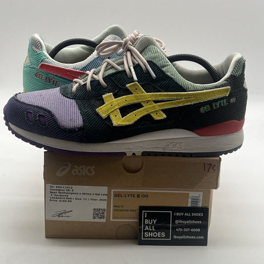Size 11 - ASICS Sean Wotherspoon x Atmos x Gel Lyte 3 Corduroy (1203A019-000)