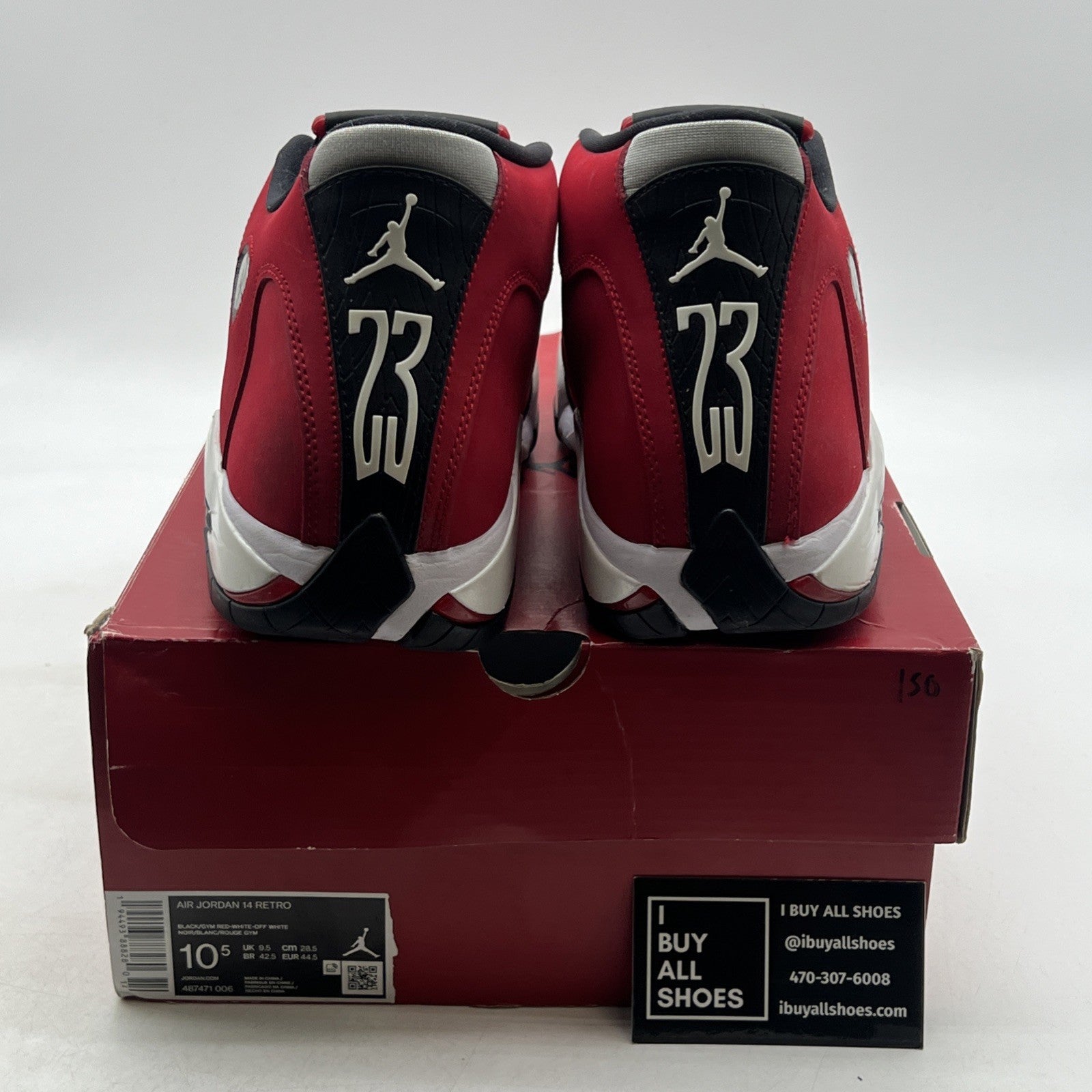 Size 10.5 - Air Jordan 14 Retro Gym Red (487471-006)