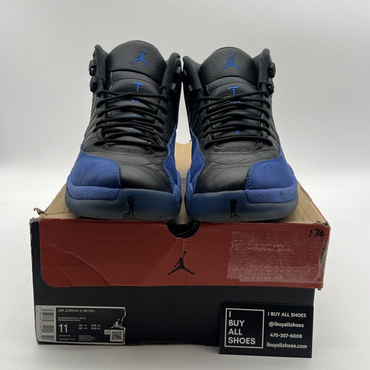 Size 11 - Air Jordan 12 Retro Game Royal (130690-014)