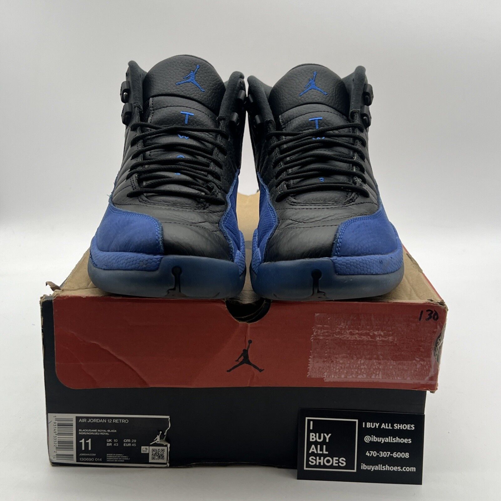 Size 11 - Air Jordan 12 Retro Game Royal (130690-014)