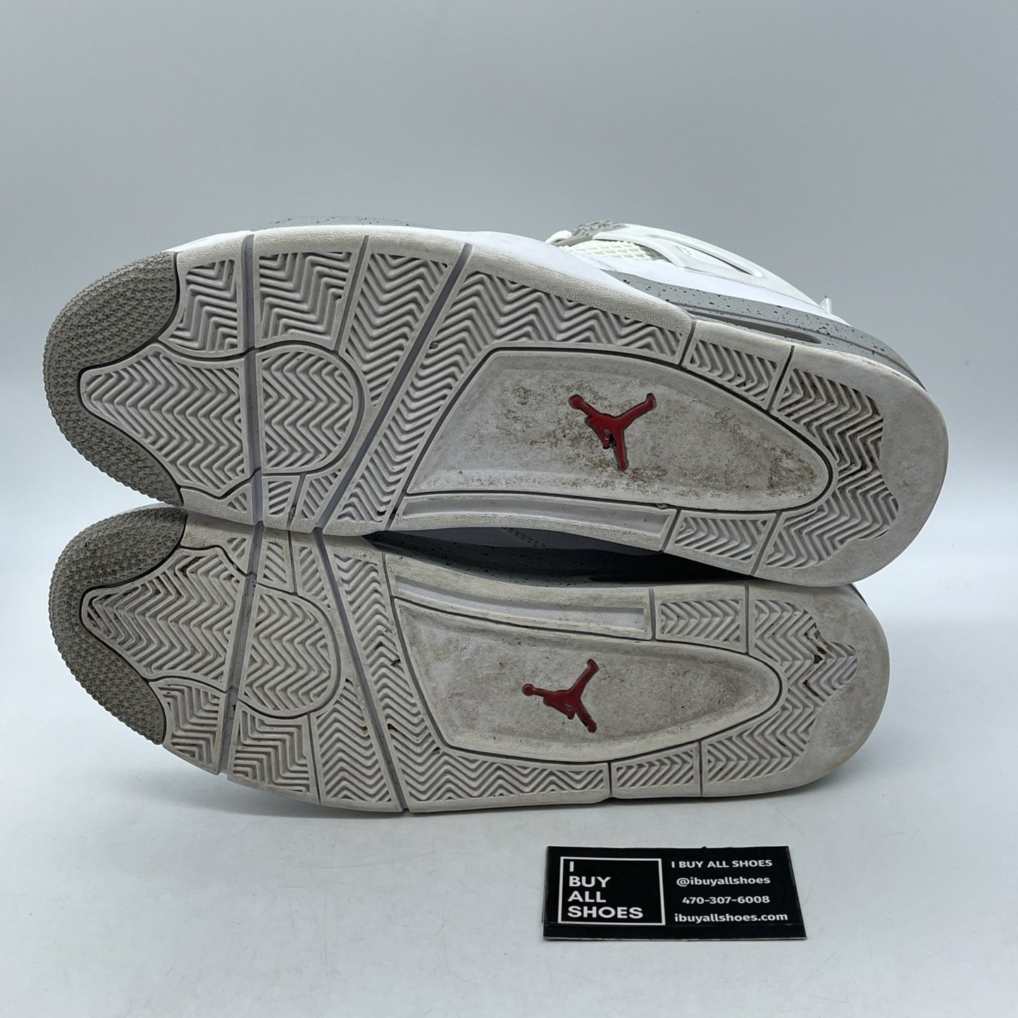Size 13 - Jordan 4 Retro Mid White Oreo Grey Leather (CT8527-100)