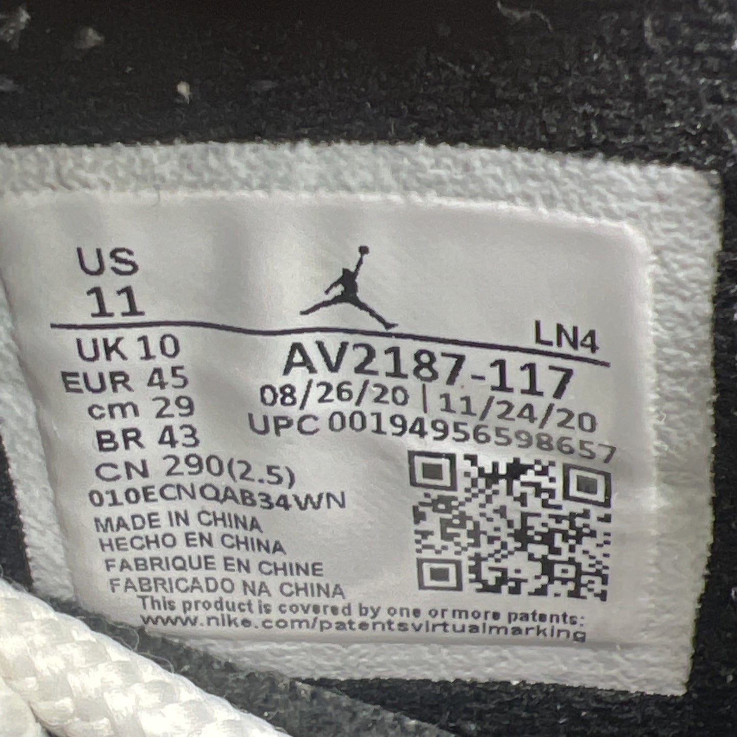 Size 11 - Air Jordan 11 Retro Low Legend Blue (AV2187-117)