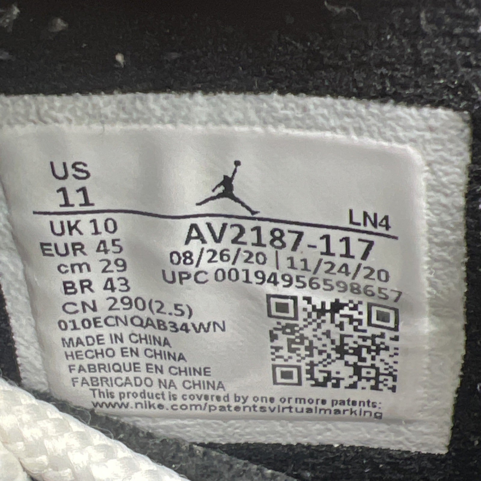 Size 11 - Air Jordan 11 Retro Low Legend Blue (AV2187-117)
