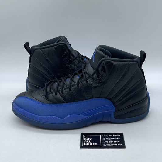 Size 11.5 - Air Jordan 12 Retro Game Royal Black Suede Leather (130690-014)
