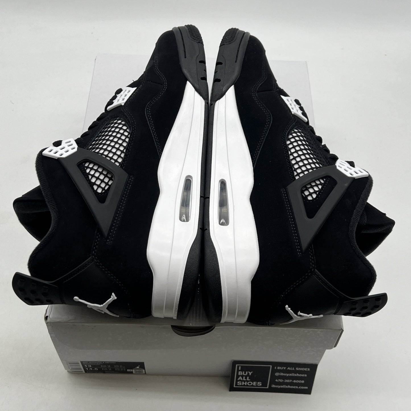Size 13 - Air Jordan 4 Retro White Thunder (FQ8138-001)