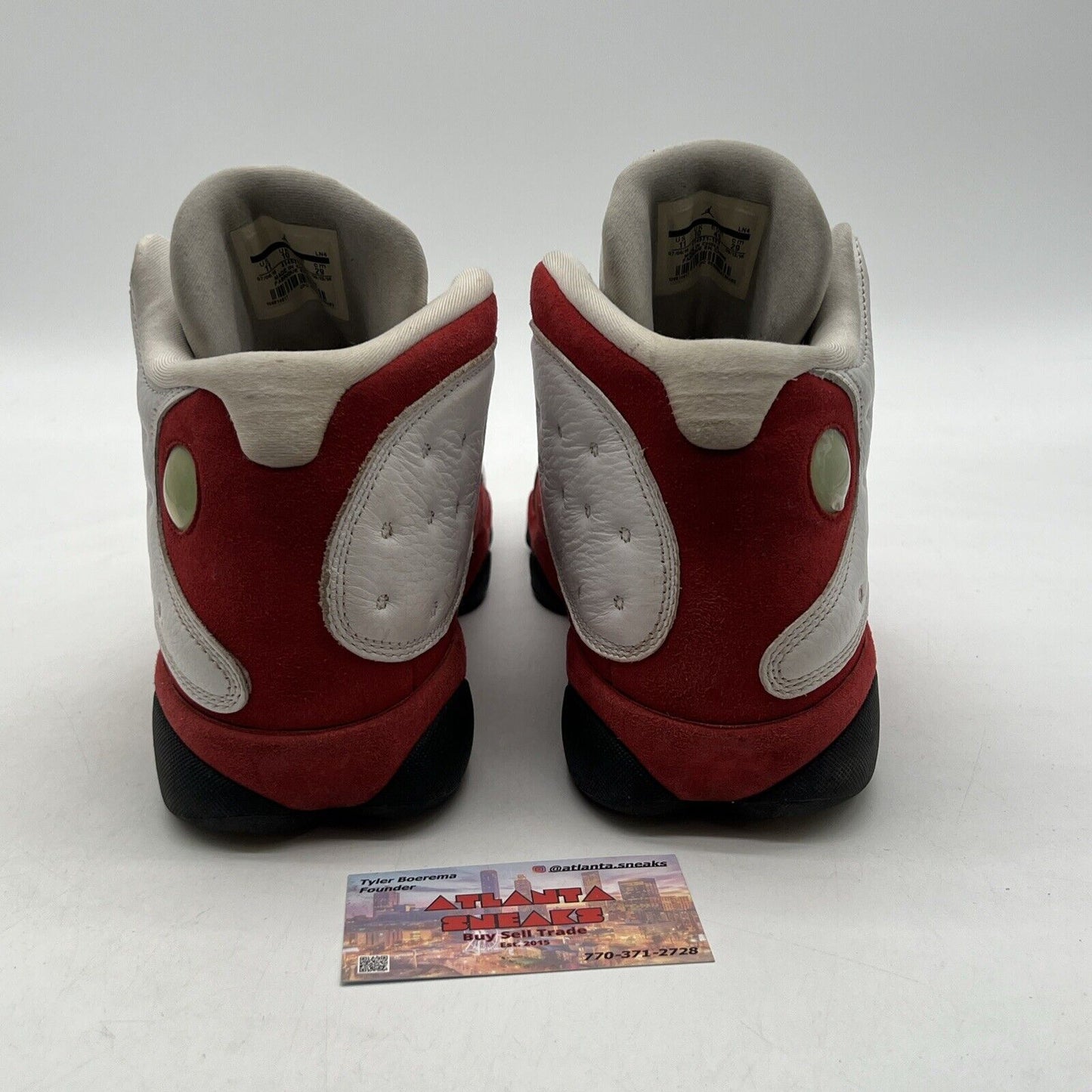 Size 11 - Jordan 13 Retro Chicago 2017 White Red Leather Suede (414571-122)