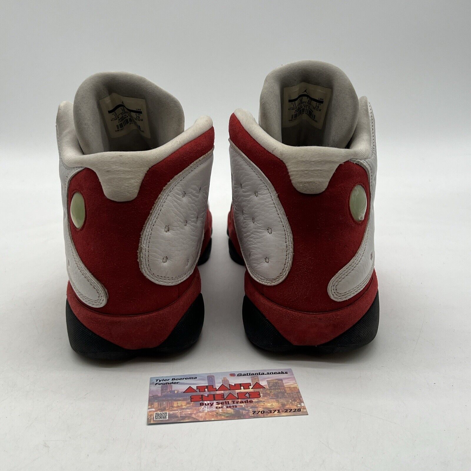 Size 11 - Jordan 13 Retro Chicago 2017 White Red Leather Suede (414571-122)