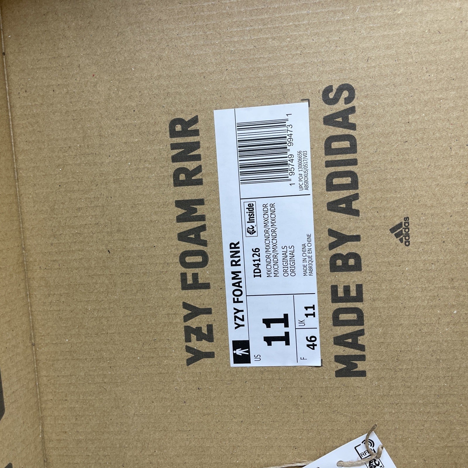 Size 11 - Foam Runner Mx Cinder Black Brown Blue Rubber (ID4126)