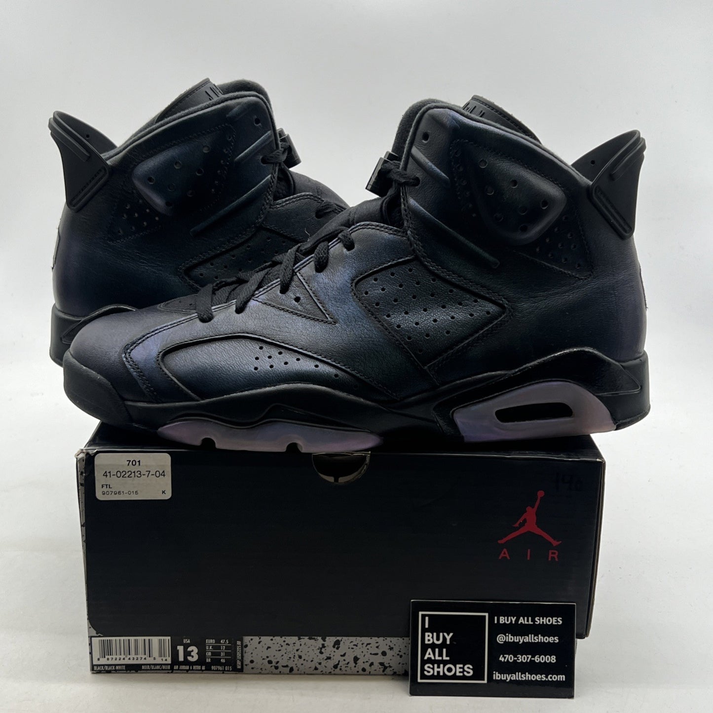 Size 13 - Air Jordan 6 Retro All Star - Chameleon (907961-015)